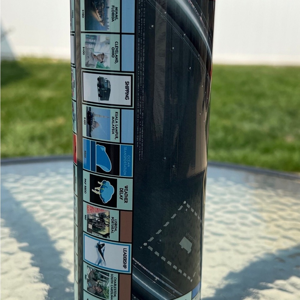 United Parcel Service Monopoly Inspired Travel Tumbler 20oz package handler - Picture 4 of 8